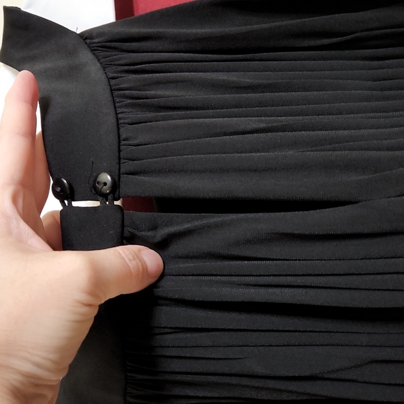 Sangria. Missy Black dress Sz 12 - Picture 4 of 8